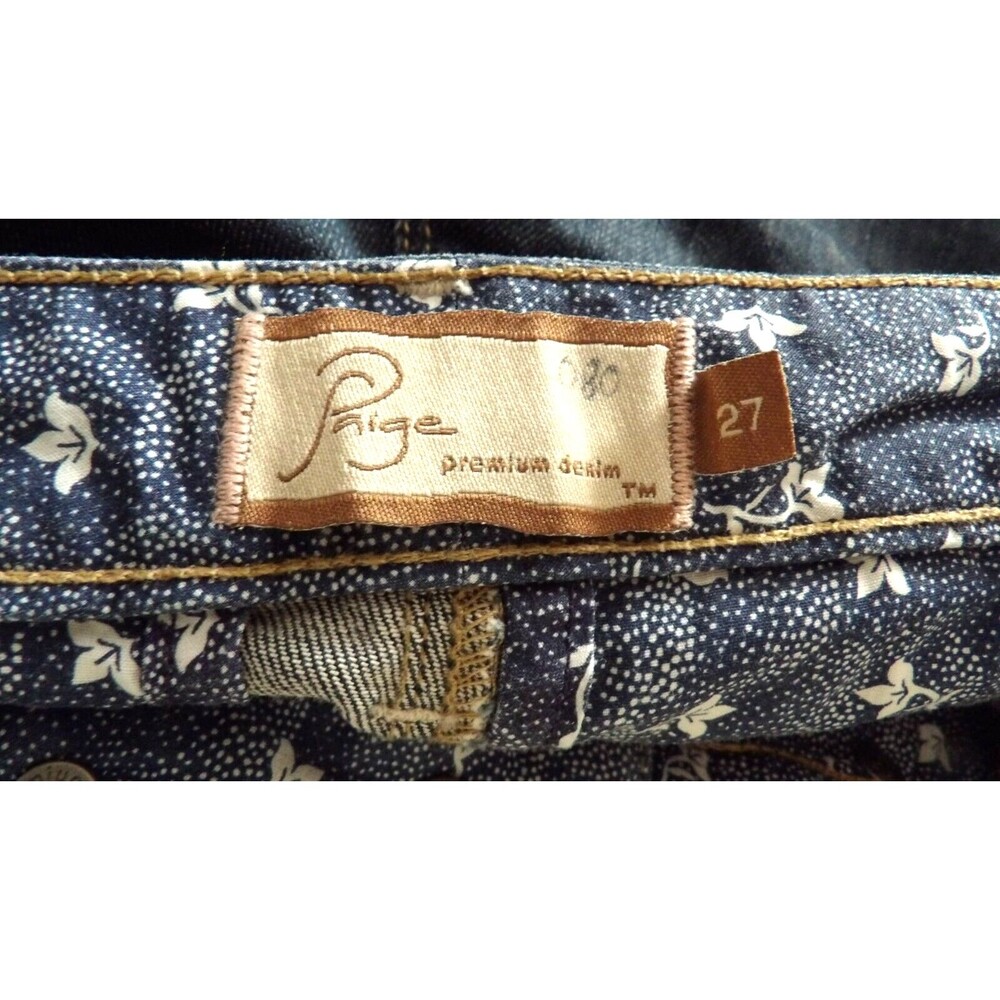 Paige Premium Denim Coldwater Canyon Bell Flare Dark Jeans Size 27 USA size 4 - Picture 8 of 16